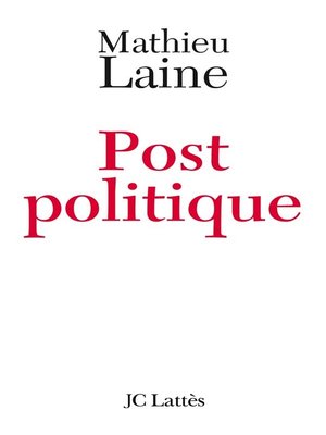 cover image of Post-politique